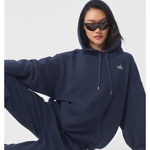 ALO Yoga - Accolade Hoodie - Navy XS